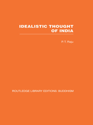 cover image of Idealistic Thought of India